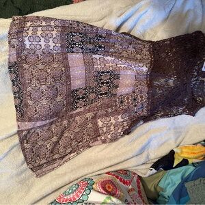 Maurices Purple Lace Top